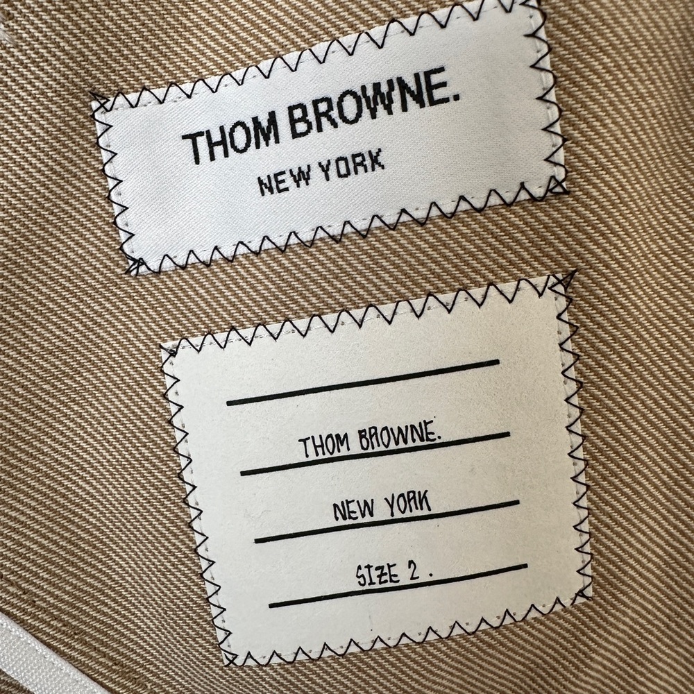 Thom Browne Tan Trench Coat - Picture 8 of 15